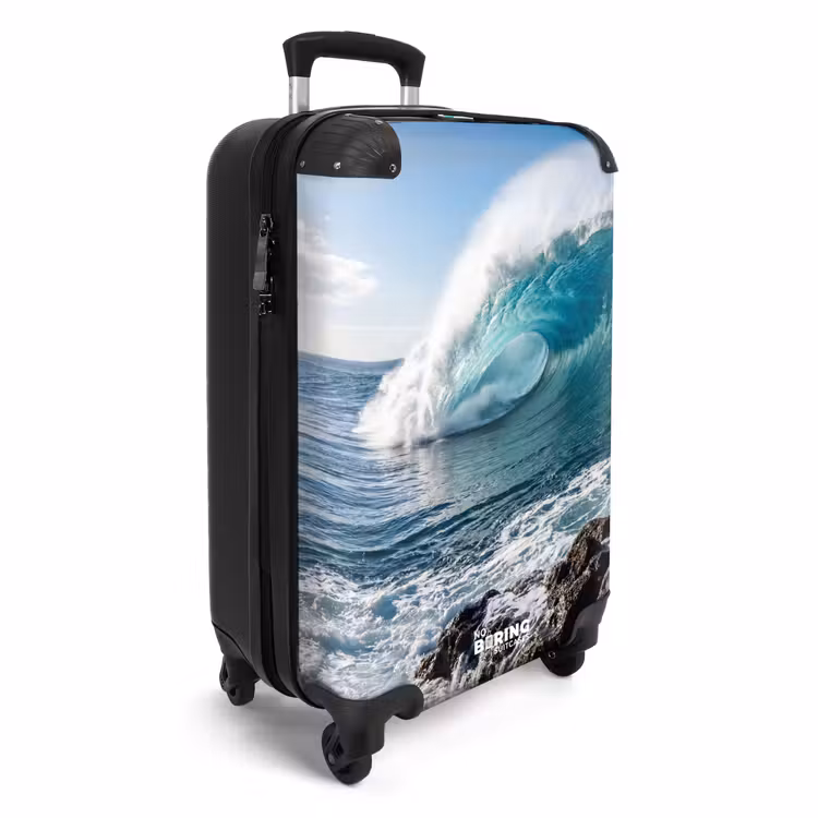 Koffer - Golf - Oceaan - Brekend - Water - Blauw — 4