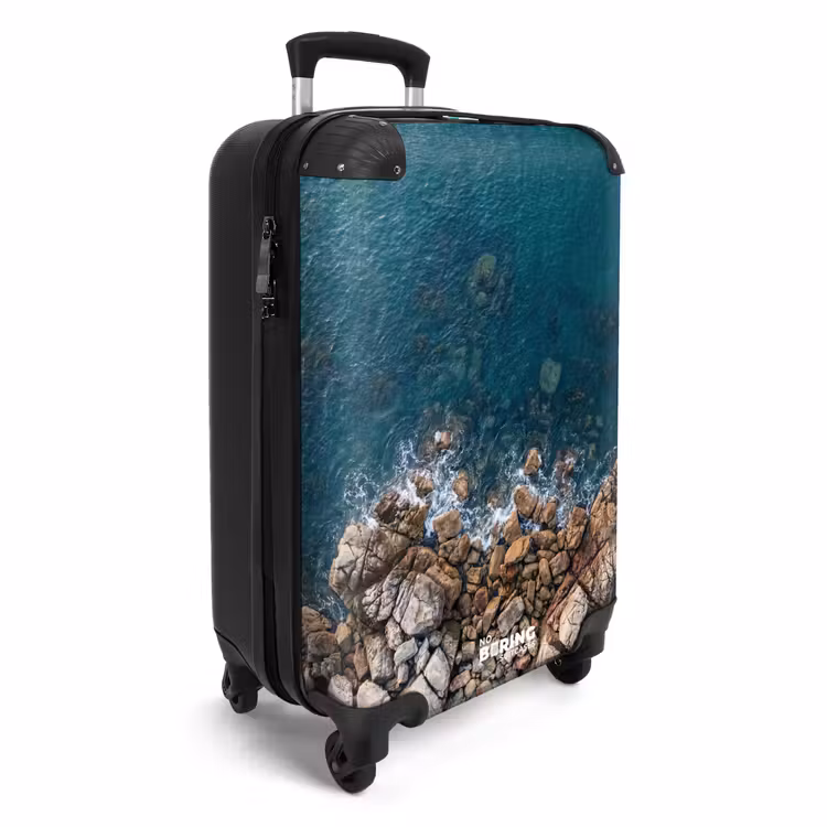 Koffer - Zee - Kustlijn - Natuur - Abstract - Blauw — 4