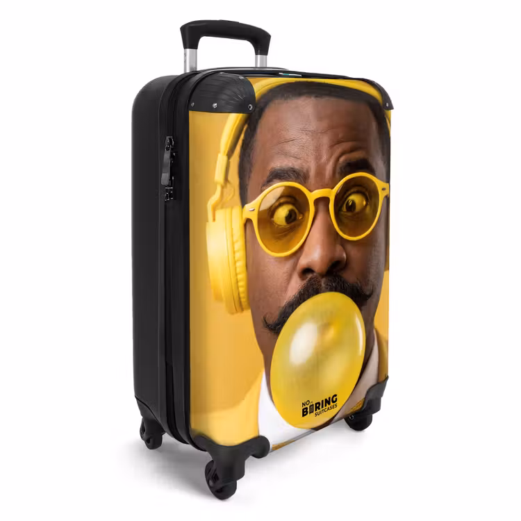Koffer - Man - Bubblegum - Portret - Geel - Modern — 4