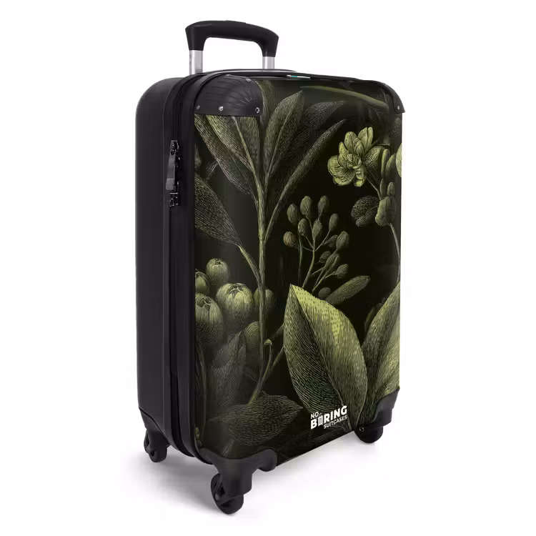 Koffer - Klassiek - Donker - Botanisch - Planten — 4