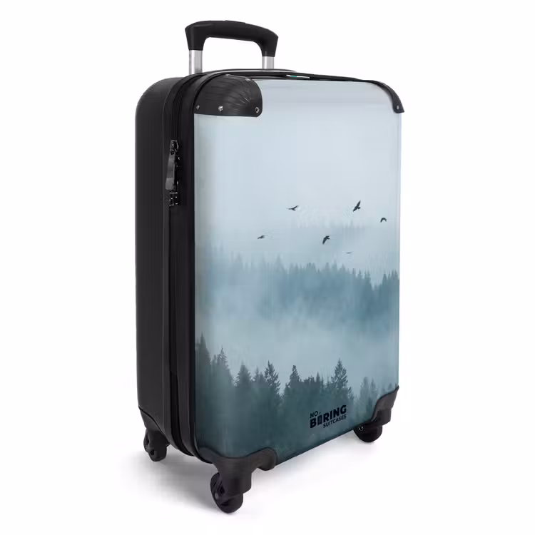 Koffer - Bos - Mist - Vogels - Natuur - Groen — 4
