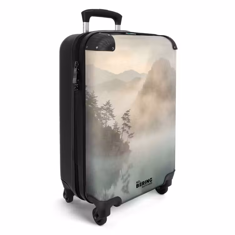 Koffer - Landschap - Bergen - Mist - Water - Natuur — 4