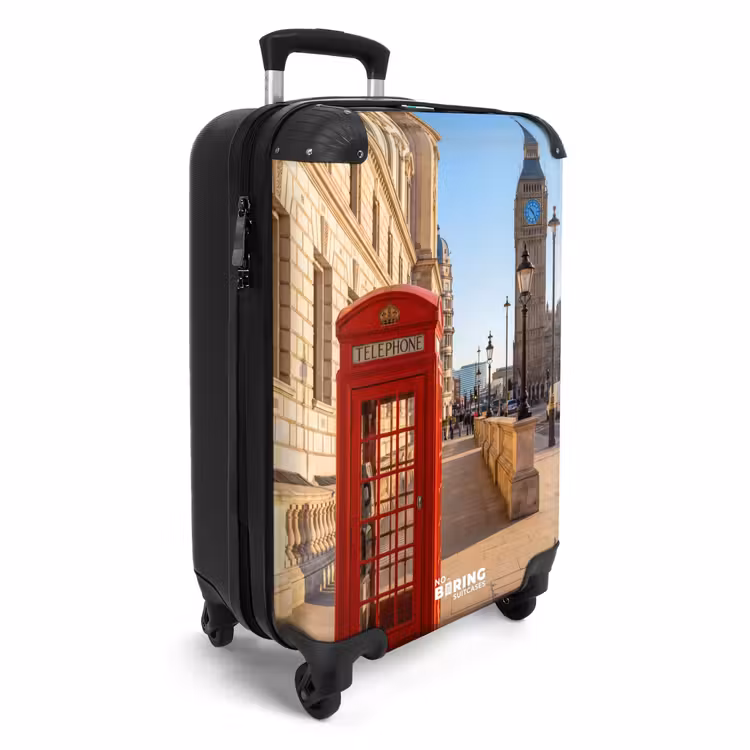 Koffer - Telefooncel - Rood - Londen - Stad - Architectuur — 4