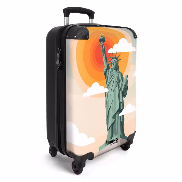 Koffer - Vrijheidsbeeld - New York - Zon - Modern — 4