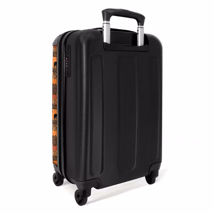Koffer - Oranje - Safari - Afrikaans - Dieren - Patroon — 2