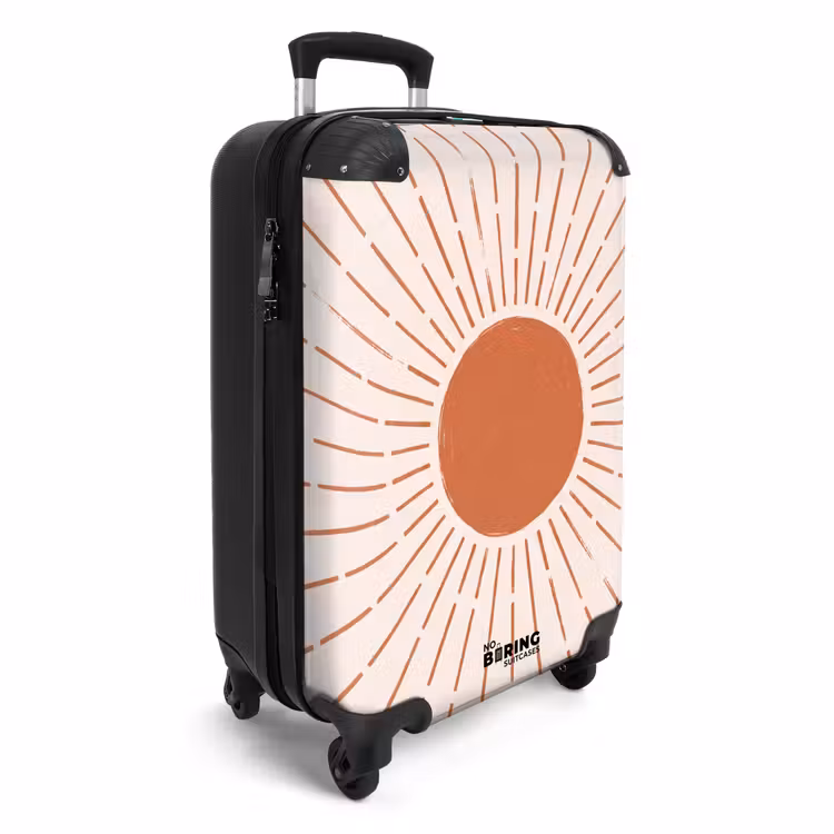 Koffer - Zon - Stralen - Abstract - Terracotta - Modern — 4