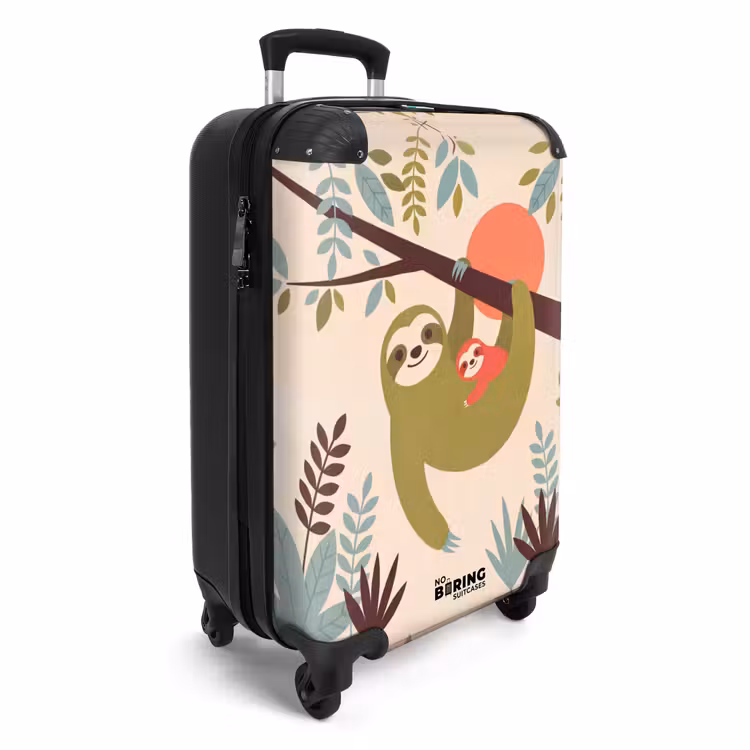 Koffer - Dieren - Moeder - Baby - Natuur - Groen — 2