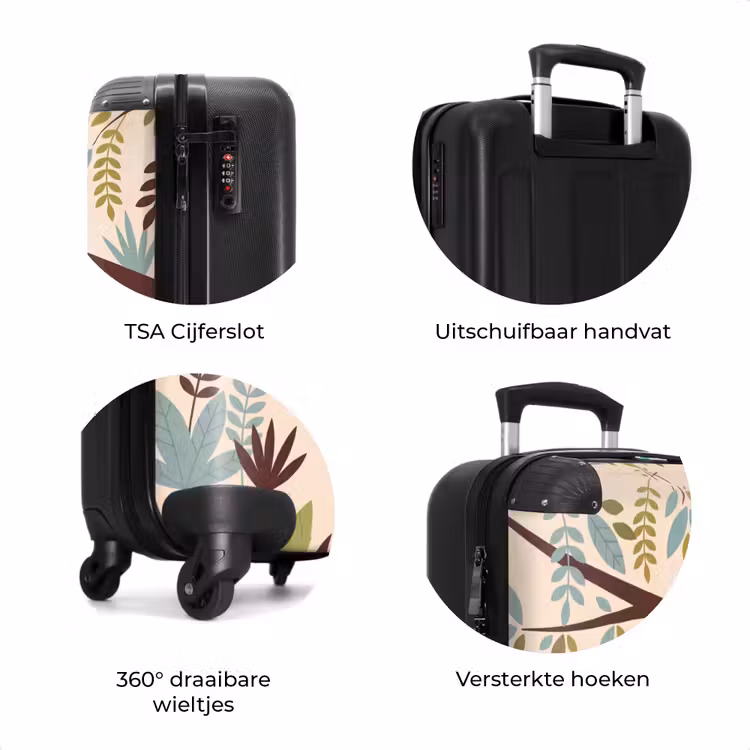 Koffer - Dieren - Moeder - Baby - Natuur - Groen — 7