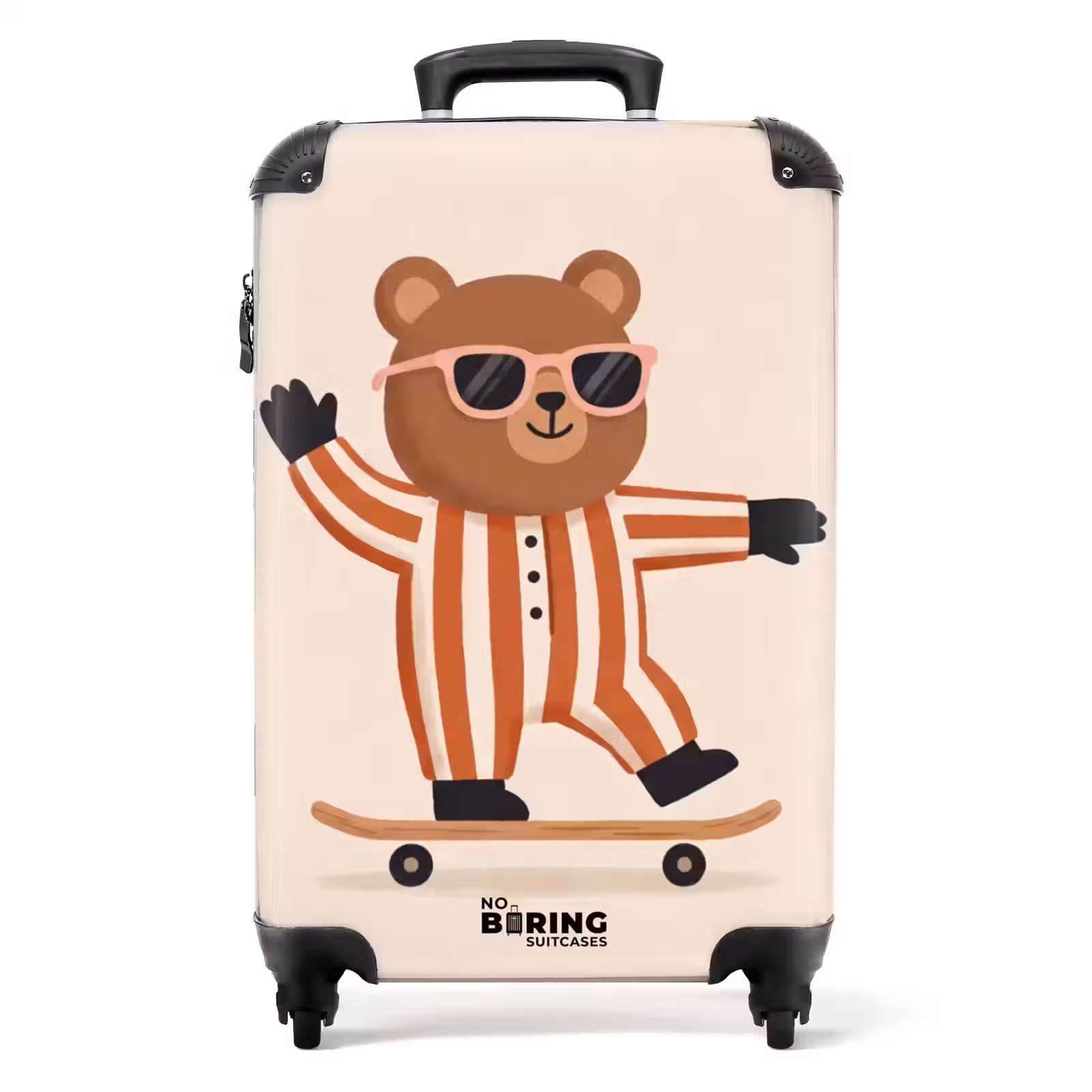 Koffer - Dieren - Skateboard - Spel - Cartoon - Roze — 1