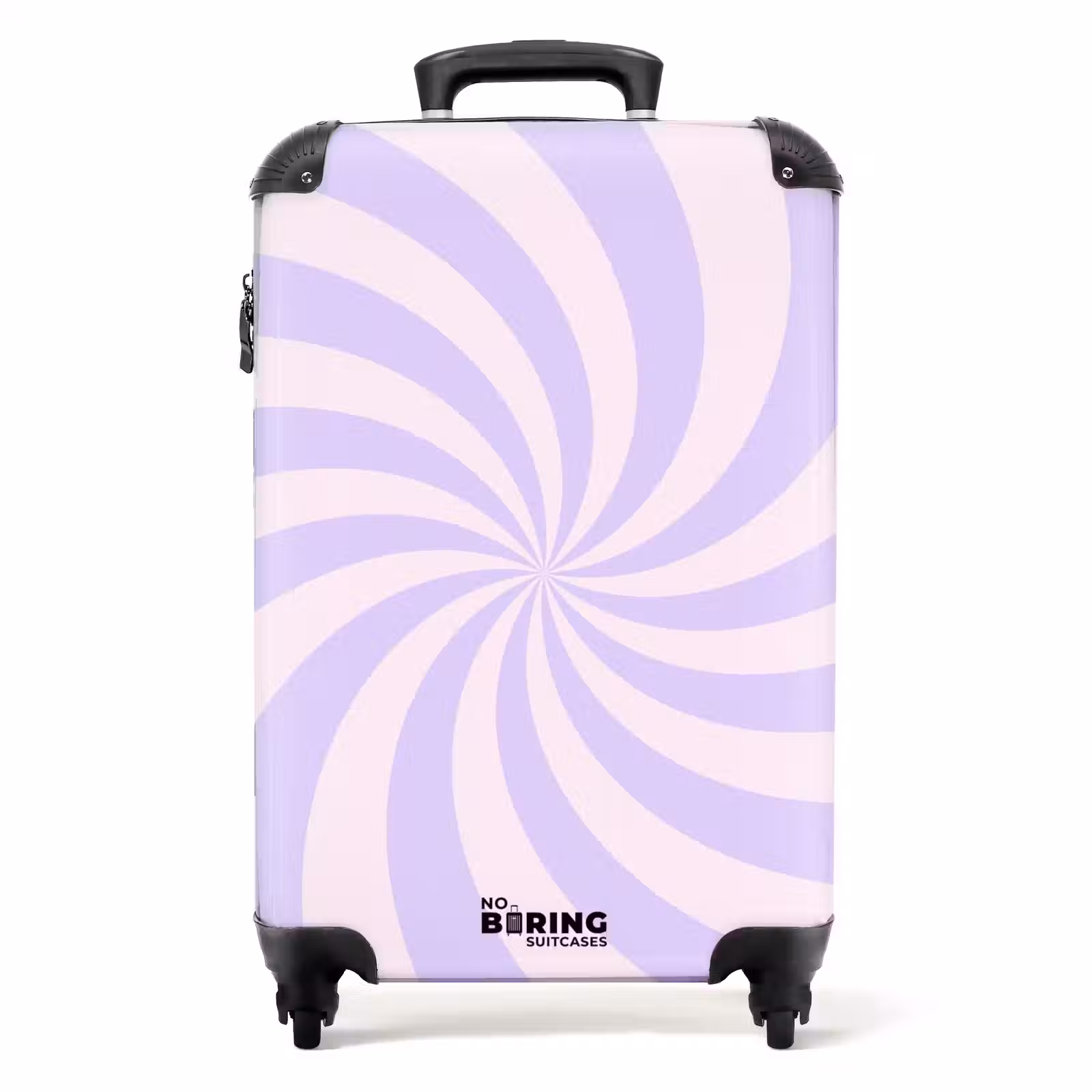 Koffer - Patroon - Spiraal - Abstract - Modern - Paars - Roze — 1