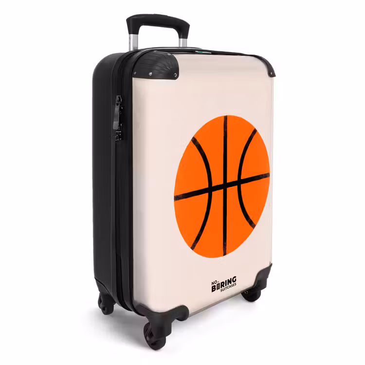 Koffer - Basketbal - Bal - Sport - Illustratie - Oranje — 2
