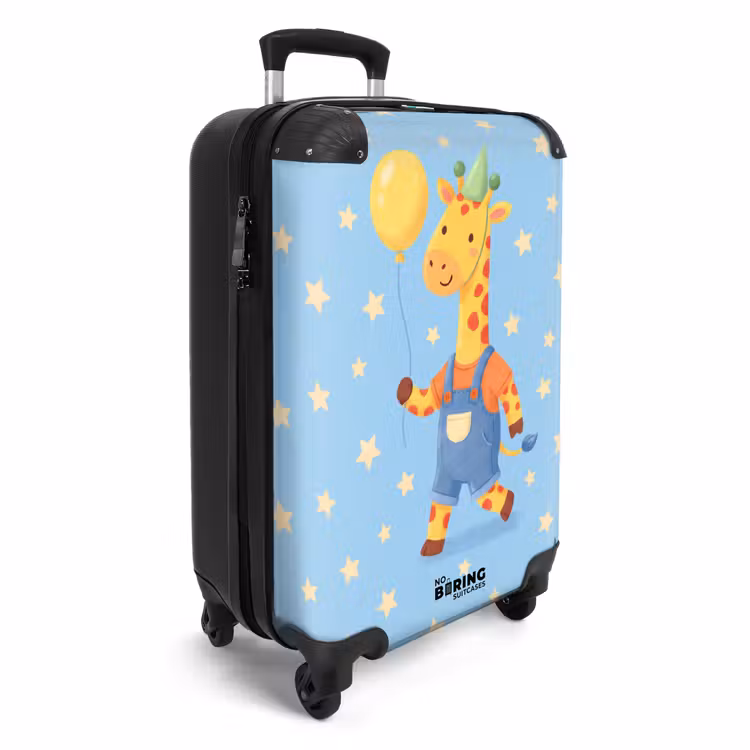 Koffer - Dieren - Giraffe - Ballon - Feest - Kinderkamer — 2