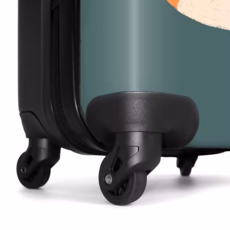 Koffer - Dieren - Kop - Oranje - Illustratie - Modern — 6