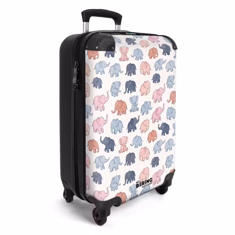 Koffer - Dieren - Patroon - Kinderkamer - Pastel - Speels — 2