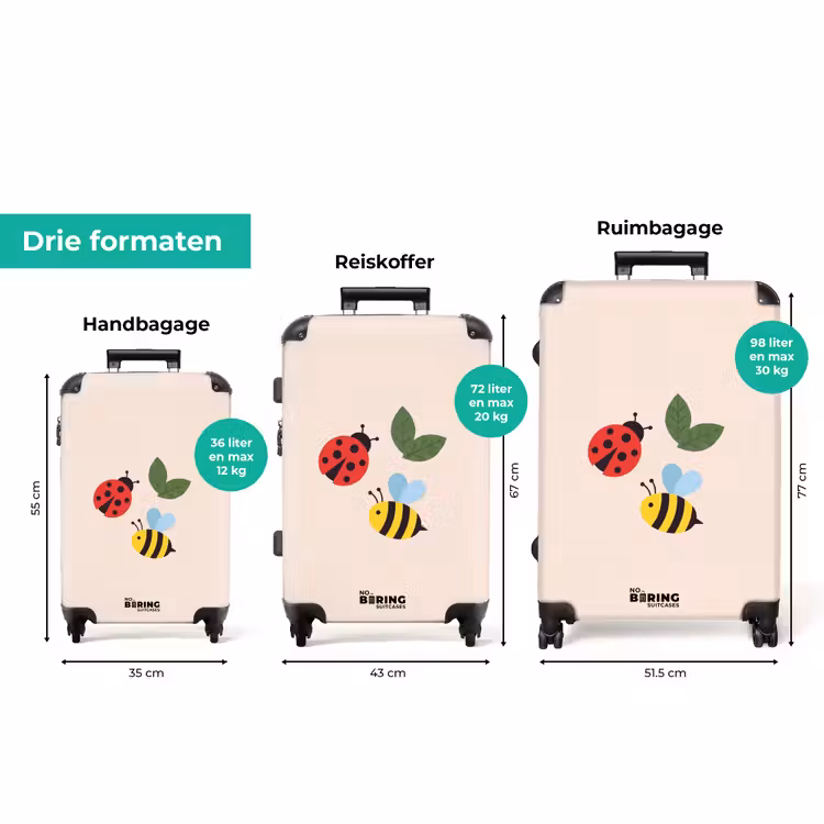 Koffer - Insect - Blad - Natuur - Speels - Illustratie — 8