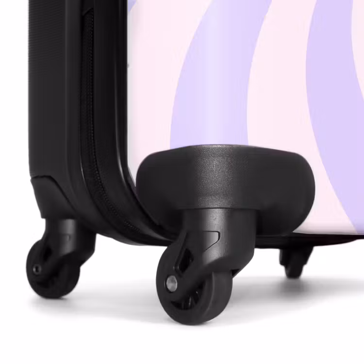 Koffer - Patroon - Spiraal - Abstract - Modern - Paars - Roze — 6