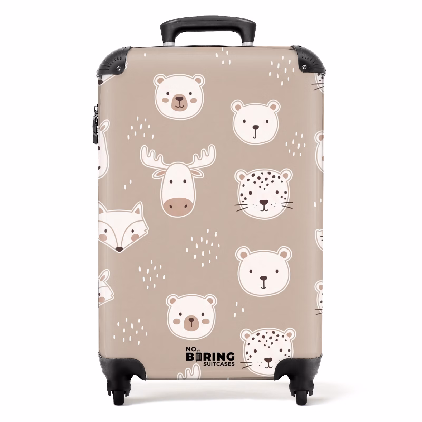 Koffer - Dieren - Patroon - Illustratie - Modern - Beige — 1