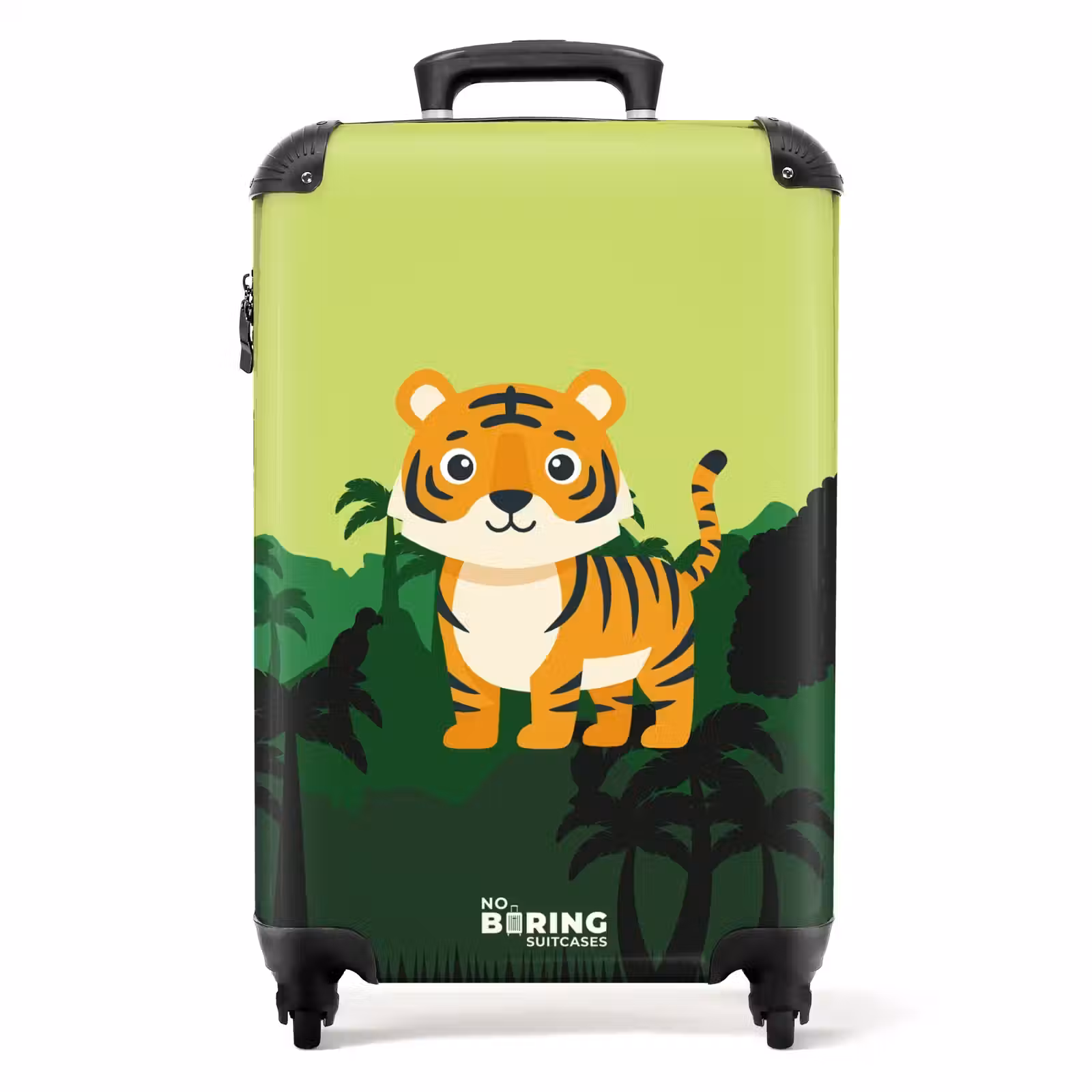 Koffer - Tijger - Jungle - Groen — 1