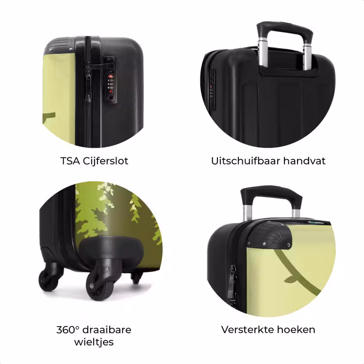 Koffer - Aap - Jungle - Groen — 7