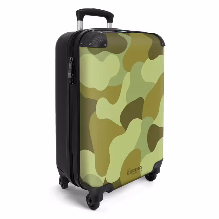 Koffer - Camouflage - Groen - Patroon — 2