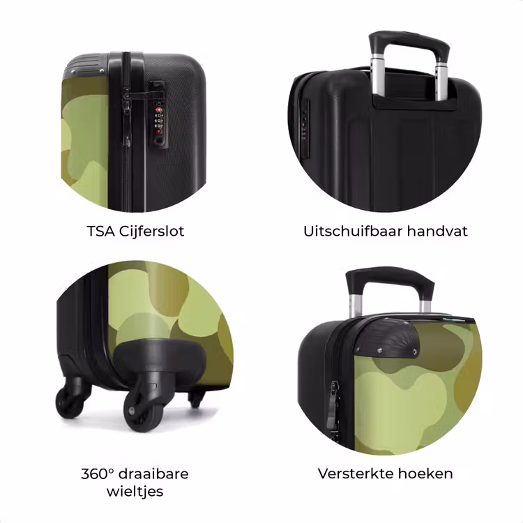 Koffer - Camouflage - Groen - Patroon — 7