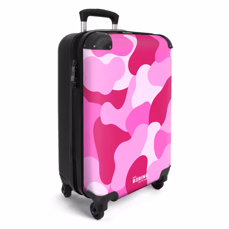 Koffer - Camouflage - Roze - Patroon — 2