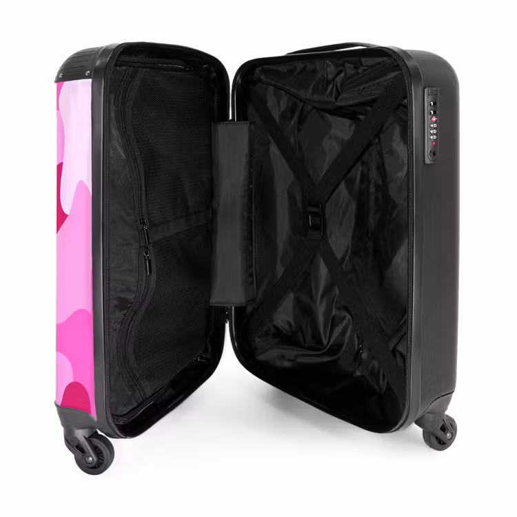 Koffer - Camouflage - Roze - Patroon — 4