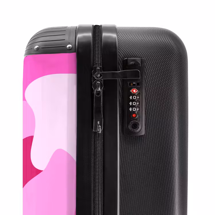 Koffer - Camouflage - Roze - Patroon — 5