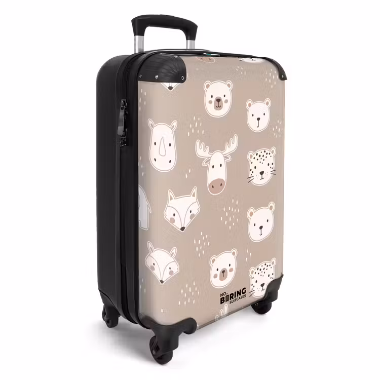 Koffer - Dieren - Patroon - Illustratie - Modern - Beige — 2