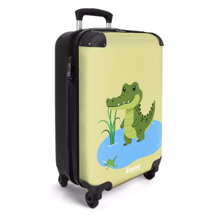 Koffer - Krokodil - Water - Groen — 2