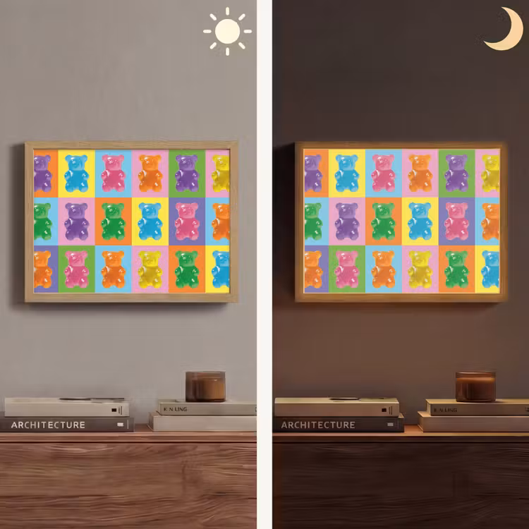 Lightbox - Wandlamp - Art- Snoep - Kleurrijk — 6
