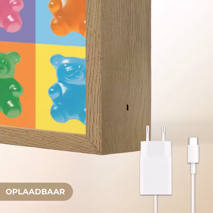Lightbox - Wandlamp - Art- Snoep - Kleurrijk — 7