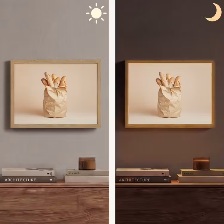 Lightbox - Wandlamp - Baguette - Brood - Stokbrood - Beige — 6