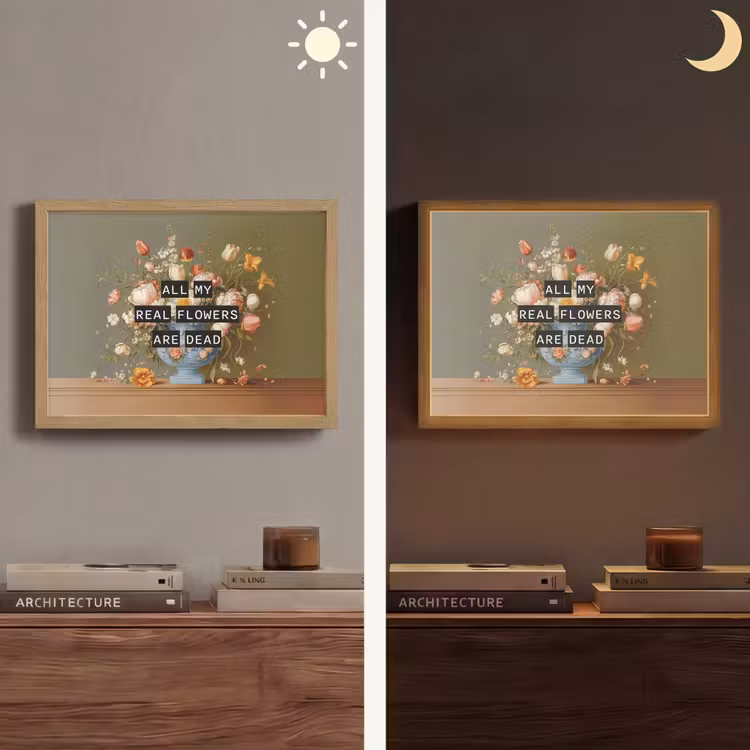 Lightbox - Wandlamp - Bloem - Quote - Vintage - Art — 6