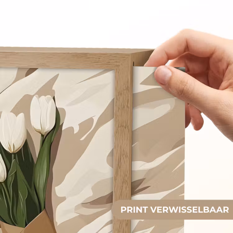 Lightbox - Wandlamp - Boek - Illustratie - Tulpen - Koffie — 5