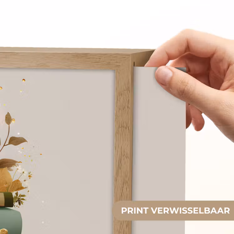 Lightbox - Wandlamp - Boeken - Stapel - Bloemen - Kleurrijk — 5