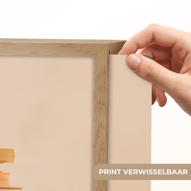 Lightbox - Wandlamp - Boeken - Toren - Koffie - Beige — 5
