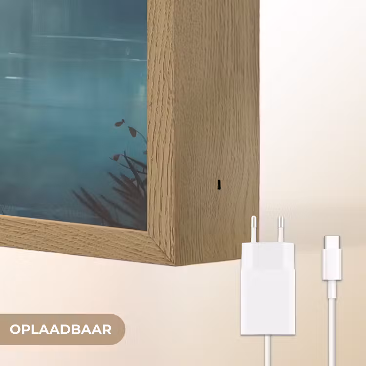 Lightbox - Wandlamp - Bos - Water - Eenden - Mistig — 7