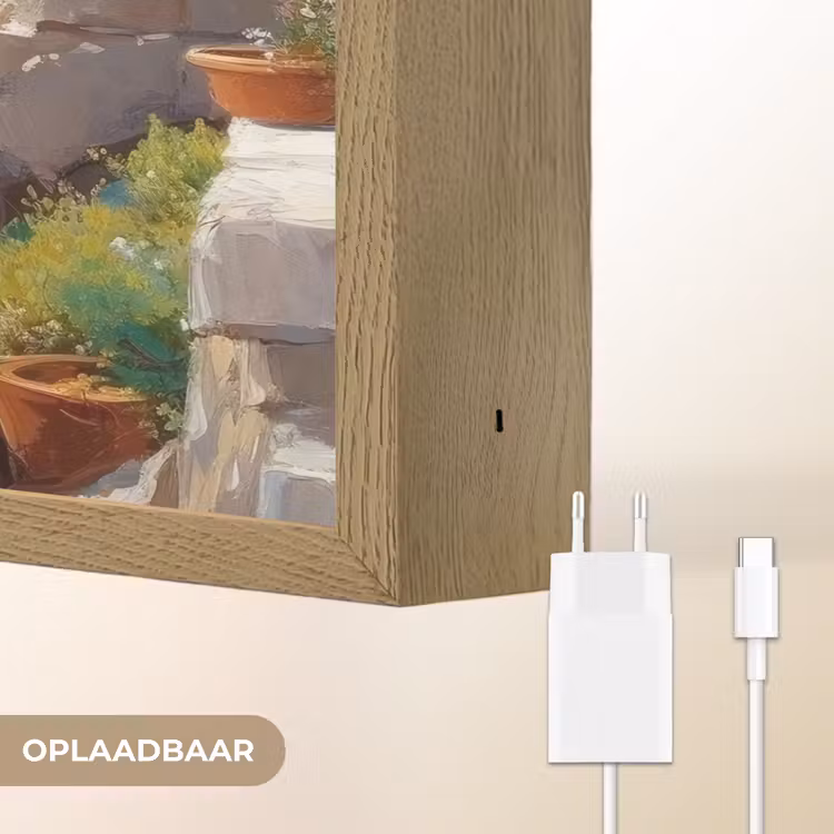 Lightbox - Wandlamp - Boten - Rotsen - Zee - Zon — 7