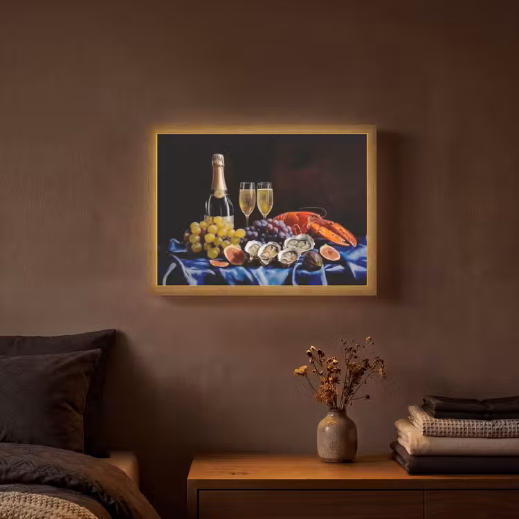 Lightbox - Wandlamp - Champagne - Luxe - Oesters — 3
