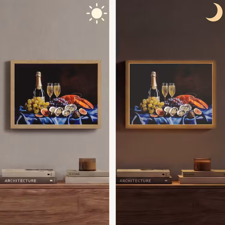Lightbox - Wandlamp - Champagne - Luxe - Oesters — 6