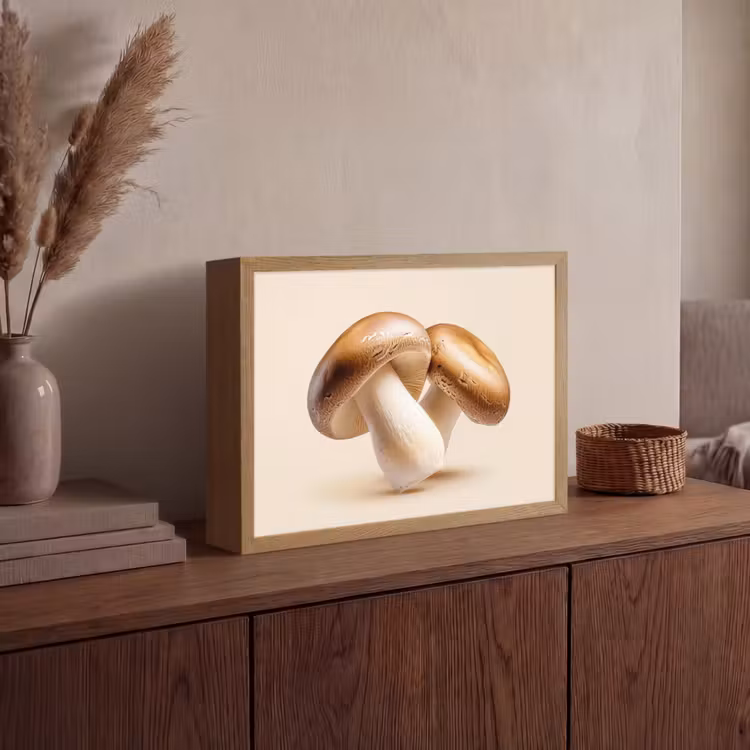 Lightbox - Wandlamp - Champignons - Zacht - Beige — 4