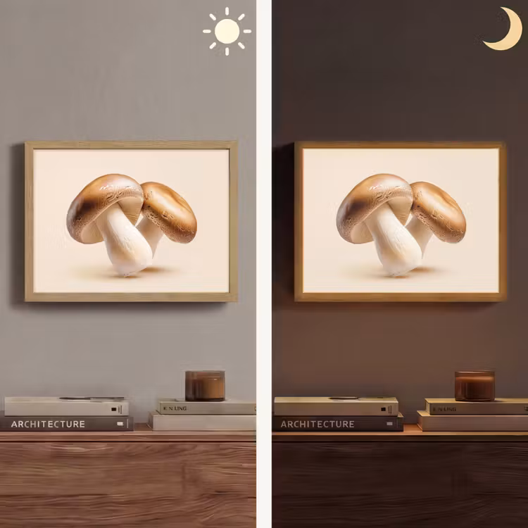 Lightbox - Wandlamp - Champignons - Zacht - Beige — 6