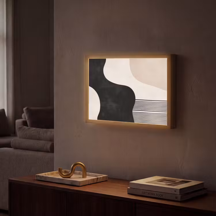 Lightbox - Wandlamp - Abstract - Japandi - Beige - Modern — 2