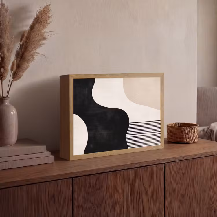 Lightbox - Wandlamp - Abstract - Japandi - Beige - Modern — 4