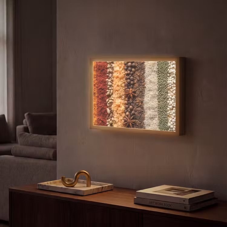 Lightbox - Wandlamp - Banen - Verticaal - Kruiden - Variatie — 2