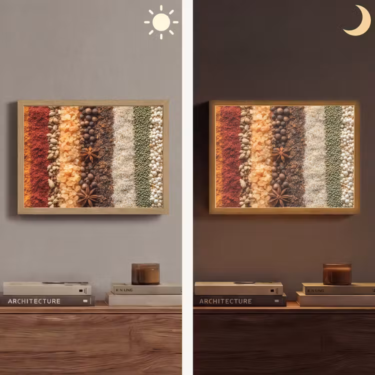 Lightbox - Wandlamp - Banen - Verticaal - Kruiden - Variatie — 6