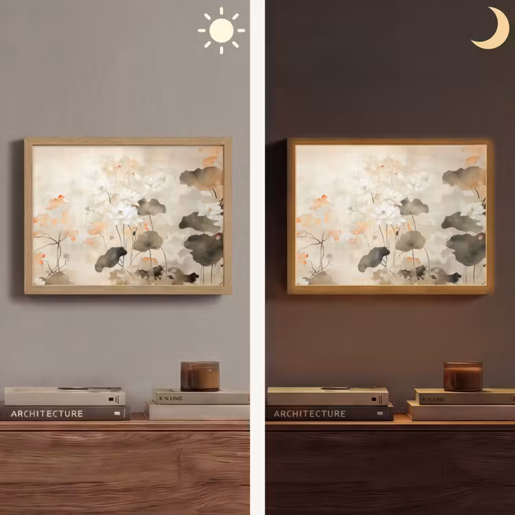 Lightbox - Wandlamp - Bloemen - Japandi - Wabi sabi — 6