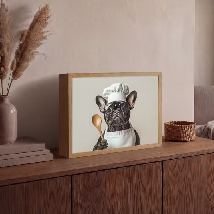 Lightbox - Wandlamp - Bril - Hond - Kok — 4