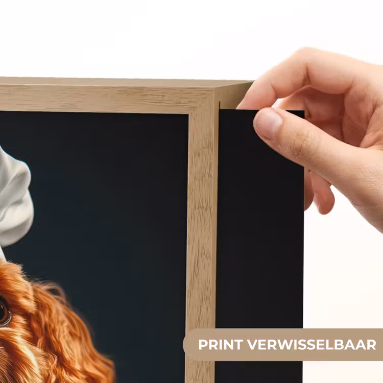 Lightbox - Wandlamp - Bruin - Kok - Hondje — 5